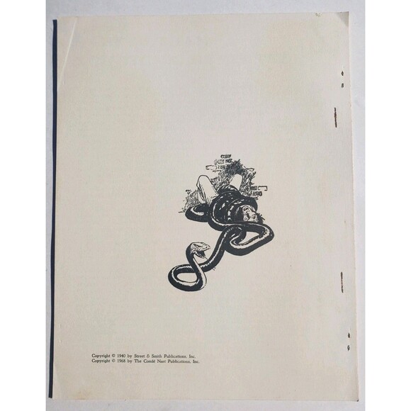 DEEPER THAN YOU THINK PULP FANZINE #3 MARCH 1969 TRIBUTE TO UNKNOWN PULP - Picture 2 of 8